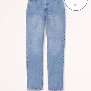 Abercrombie High Rise 80s Curve Love Mom Jean size 32/14